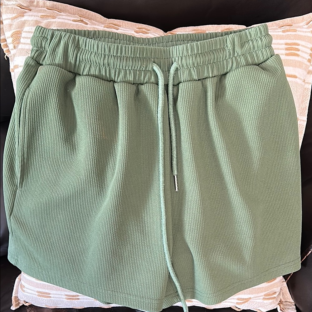 Green Women's Shorts
